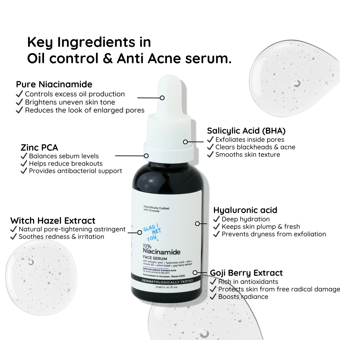 Anti-Acne & Oil Control Face Serum | 30ml