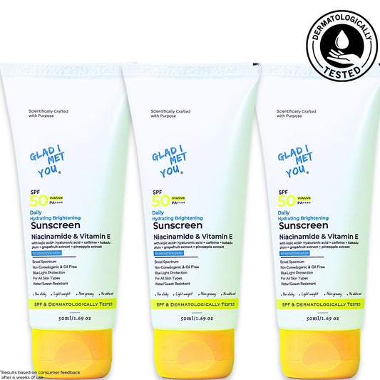 Ultra Light Moisturising Sunscreen 50gm (pack of 3)