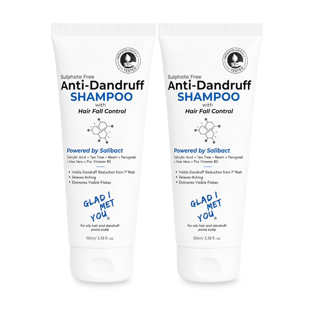 Anti-Dandruff Shampoo with Hair Fall Control (Pack of 2)