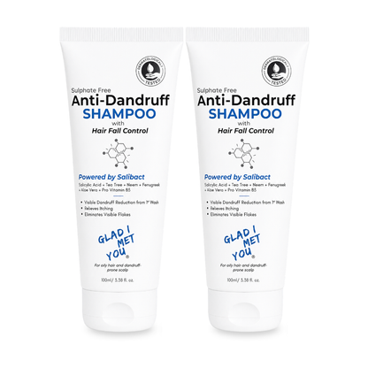 Anti-Dandruff Shampoo with Hair Fall Control (Pack of 2)