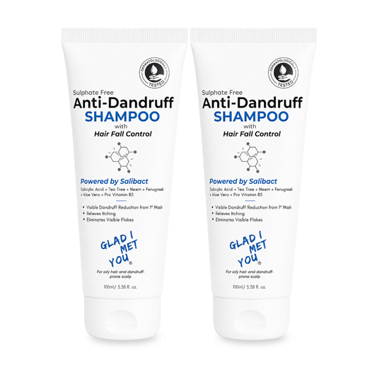 Anti-Dandruff Shampoo with Hair Fall Control (Pack of 2)