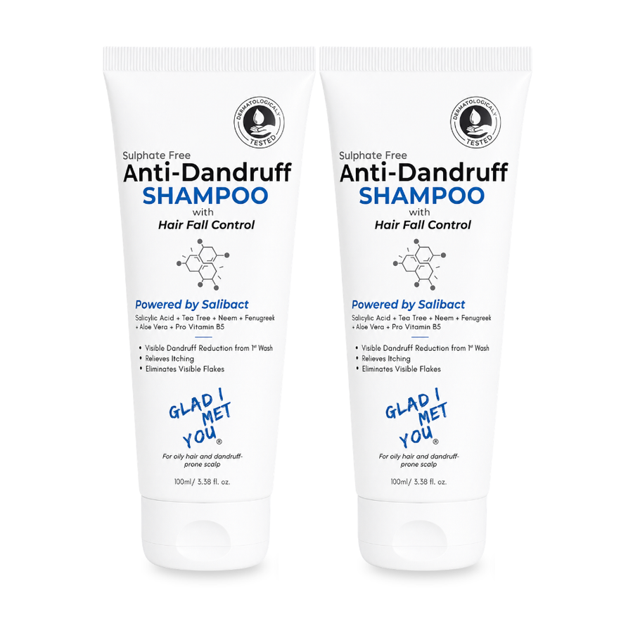 Anti-Dandruff Shampoo with Hair Fall Control (Pack of 2)