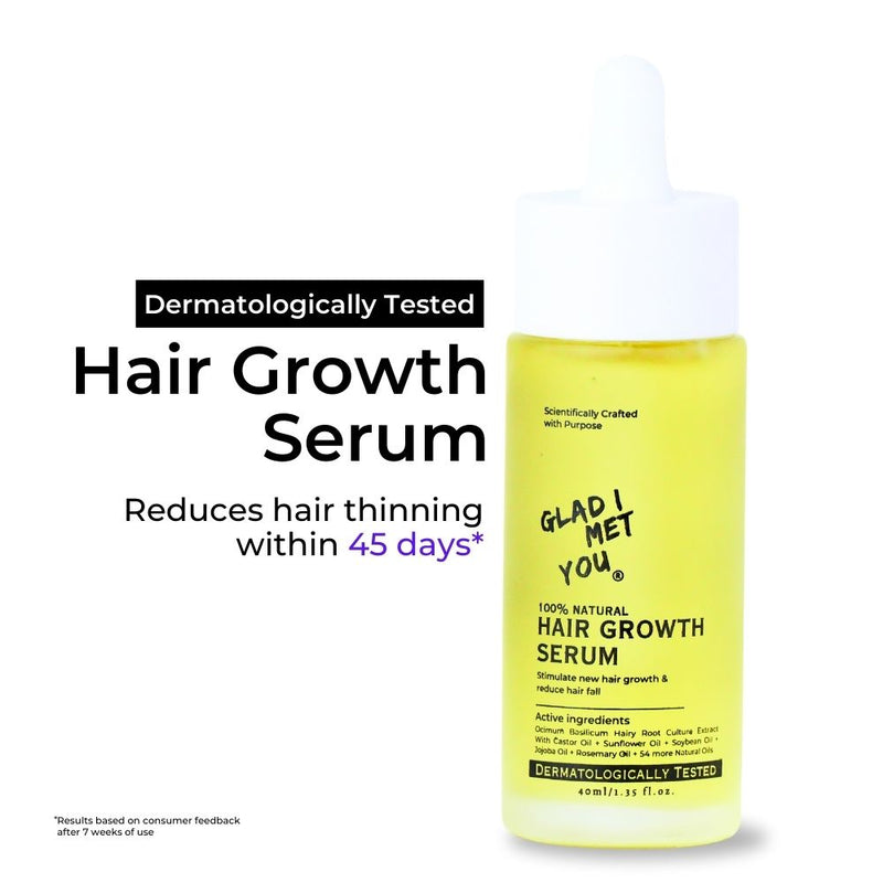 100% Natural Hair Growth Serum