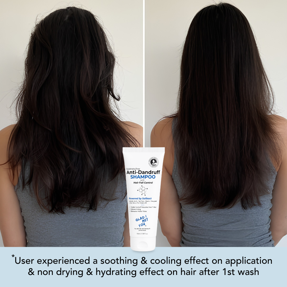 Anti-Dandruff Shampoo with Hair Fall Control (Pack of 2)