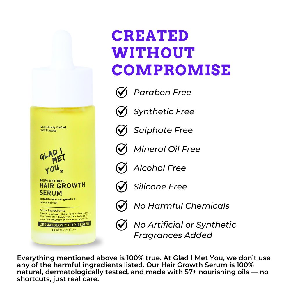 100% Natural Hair Growth Serum | 40ml