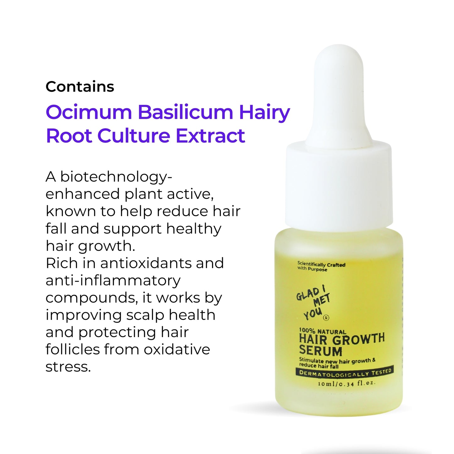 100% Natural Hair Growth Serum | 10ml (pack of 1)