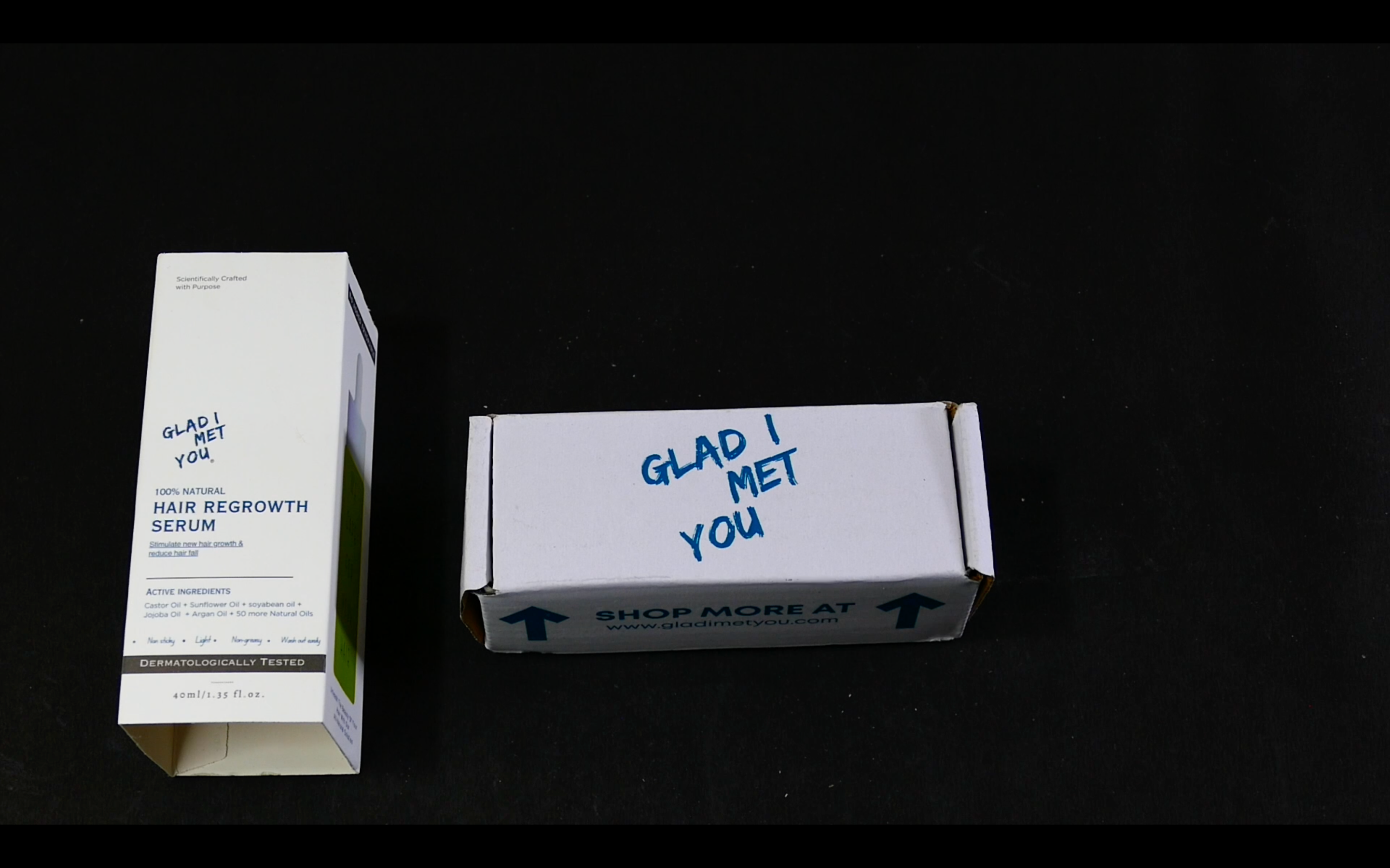 Load video: gladimetyou hair growth serum